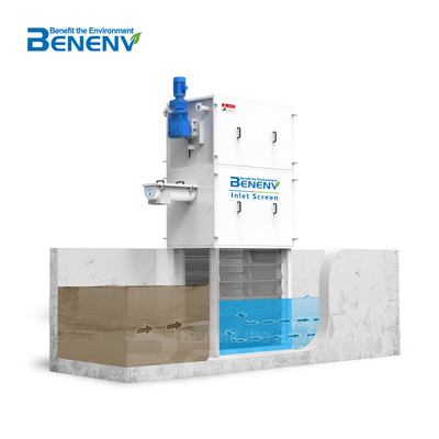 شراء مدخل شاشة شريط ميكانيكي مياه الصرف الصحي معدل تدفق كبير معدل التقاط مرتفع online manufacture