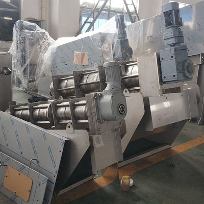 شراء آلة ضغط الحمأة لمياه الصرف الصحي المجفف 1t / H ضوضاء منخفضة online manufacture