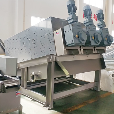 شراء آلة تجفيف الحمأة متعددة الألواح بضغط لولبي لمعالجة الحمأة المنشطة online manufacture