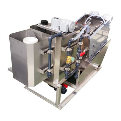 0.8t / H متعدد الأقراص برغي الصحافة الحمأة آلة نزح المياه